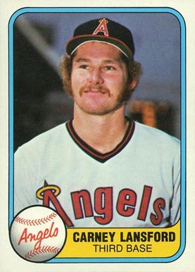 1981 Fleer Carney Lansford #270 Baseball Card