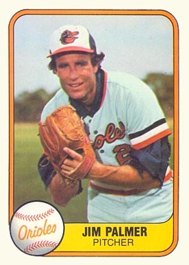 1981 Fleer Jim Palmer #169 Baseball Card