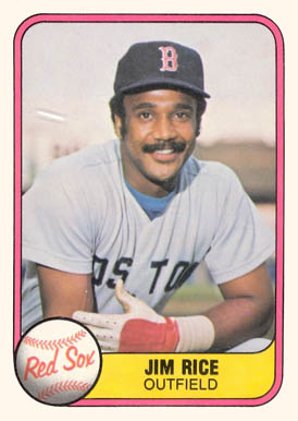 1981 Fleer Jim Rice #222 Baseball Card