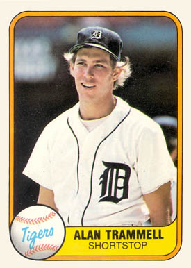 1981 Fleer Alan Trammell #461 Baseball Card