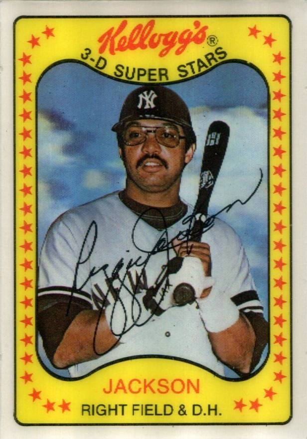 1981 Kellogg's Reggie Jackson #3 Baseball Card