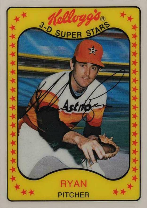 1981 Kellogg's Nolan Ryan #6 Baseball Card