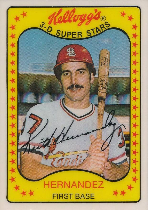 1981 Kellogg's Keith Hernandez #31 Baseball Card