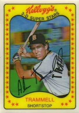 1981 Kellogg's Alan Trammell #51 Baseball Card