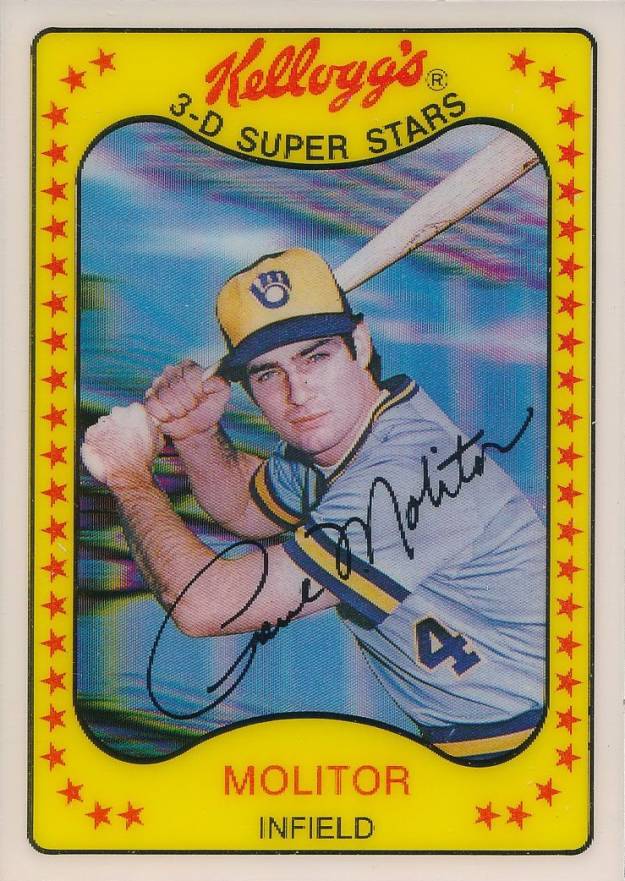 1981 Kellogg's Paul Molitor #53 Baseball Card