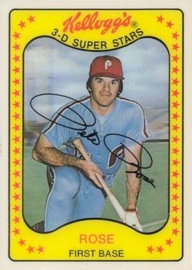 1981 Kellogg's Pete Rose #63 Baseball Card