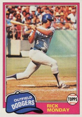1981 Topps Rick Monday #726 Baseball Card