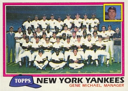 1981 Topps New York Yankees #670 Baseball Card