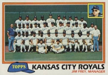 1981 Topps Kansas City Royals #667 Baseball Card