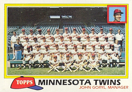1981 Topps Minnesota Twins #669 Baseball Card