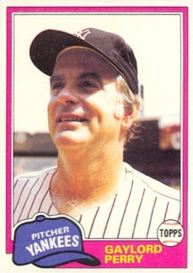 1981 Topps Gaylord Perry #582 Baseball Card