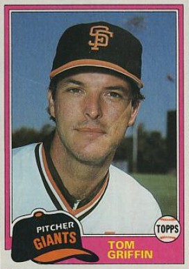 1981 Topps Tom Griffin #538 Baseball Card