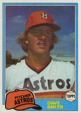 1981 Topps Dave Smith #534 Baseball Card
