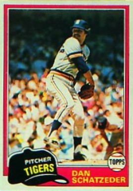 1981 Topps Dan Schatzeder #417 Baseball Card