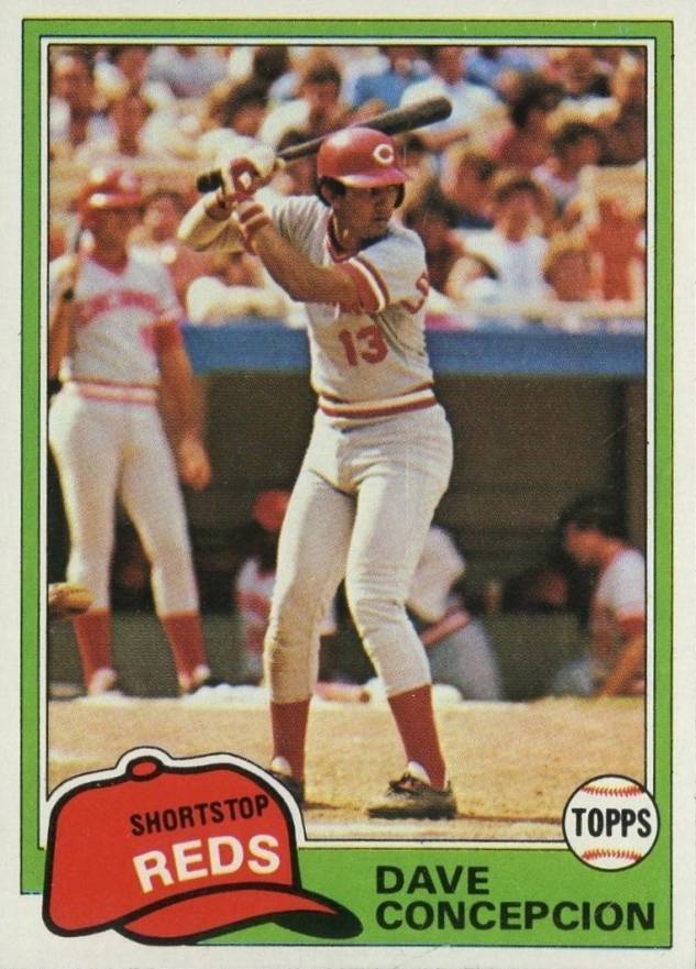 1981 Topps Dave Concepcion #375 Baseball Card