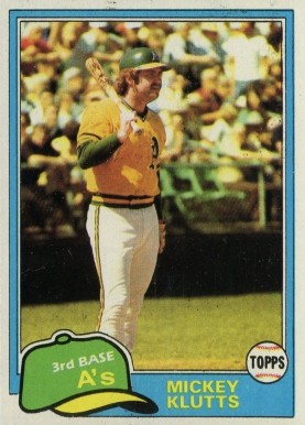 1981 Topps Mickey Klutts #232 Baseball Card