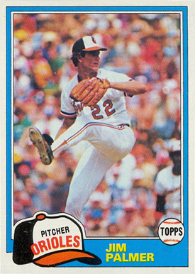 1981 Topps Jim Palmer #210 Baseball Card