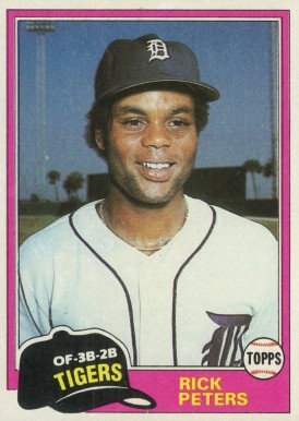 1981 Topps Rick Peters #177 Baseball Card