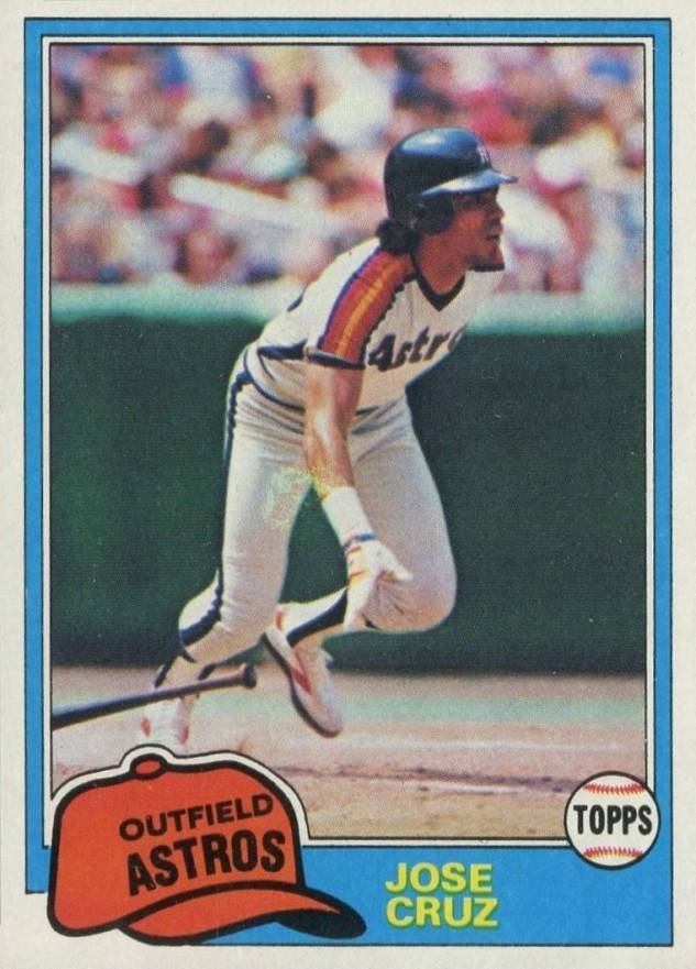 1981 Topps Jose Cruz #105 Baseball Card