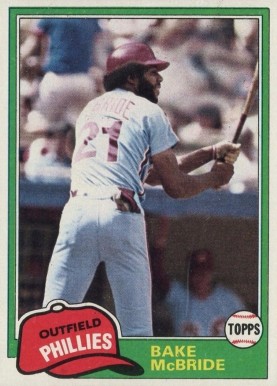 1981 Topps Bake McBride #90 Baseball Card