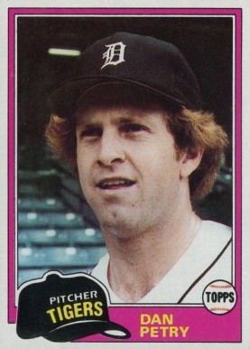 1981 Topps Dan Petry #59 Baseball Card