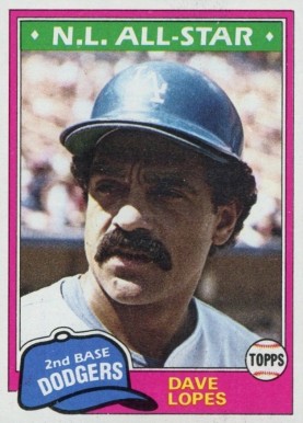 1981 Topps Dave Lopes #50 Baseball Card