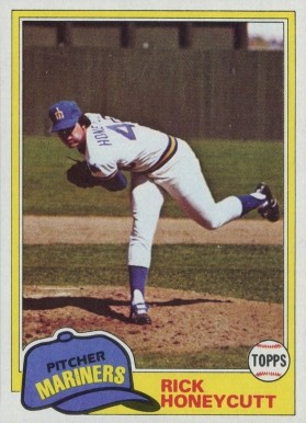 1981 Topps Rick Honeycutt #33 Baseball Card