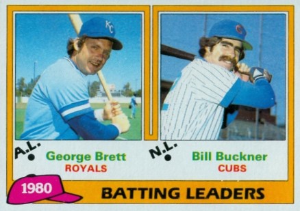 1981 Topps Batting Leaders #1 Baseball Card