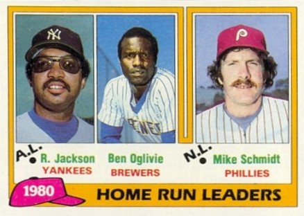 1981 Topps Home Run Leaders #2 Baseball Card