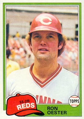 1981 Topps Ron Oester #21 Baseball Card