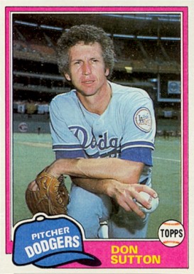 1981 Topps Don Sutton #605 Baseball Card