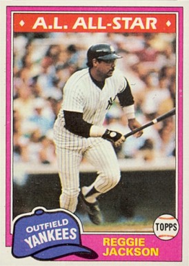 1981 Topps Reggie Jackson #400 Baseball Card