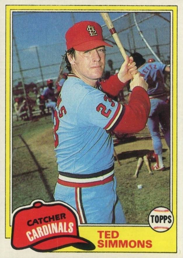 1981 Topps Ted Simmons #705 Baseball Card