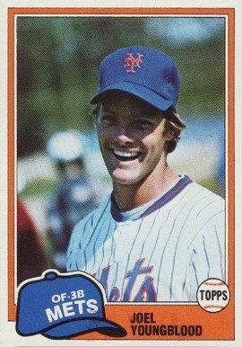 1981 Topps Joel Youngblood #58 Baseball Card