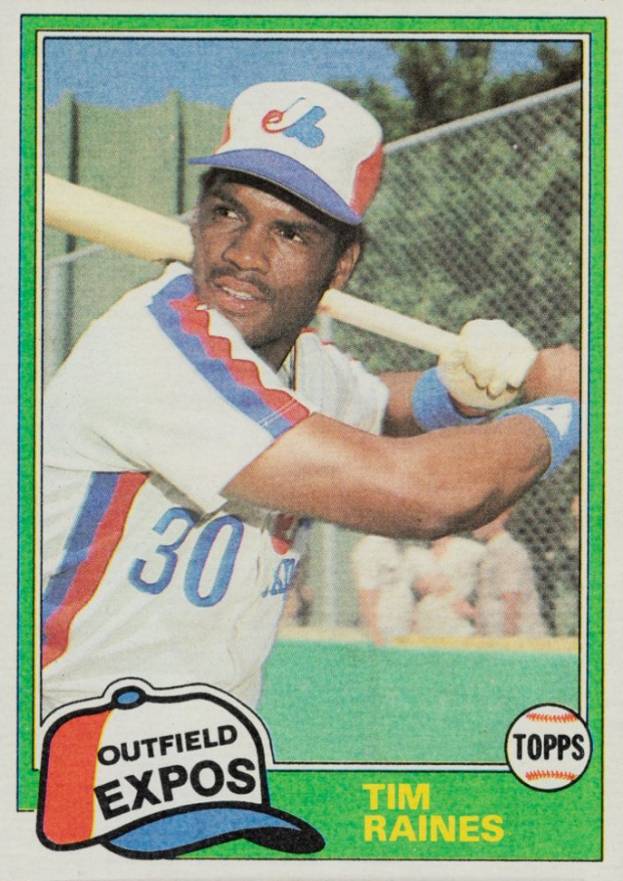 1981 Topps Tim Raines #816 Baseball Card