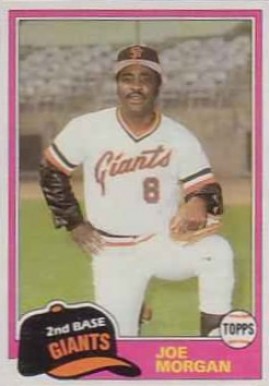 1981 Topps Joe Morgan #807 Baseball Card
