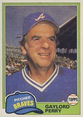 1981 Topps Gaylord Perry #812 Baseball Card