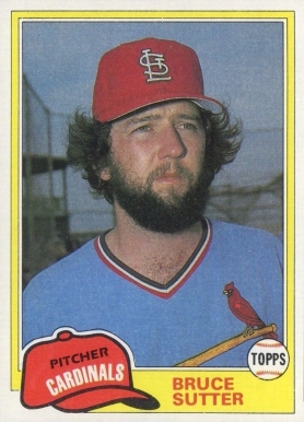 1981 Topps Bruce Sutter #838 Baseball Card