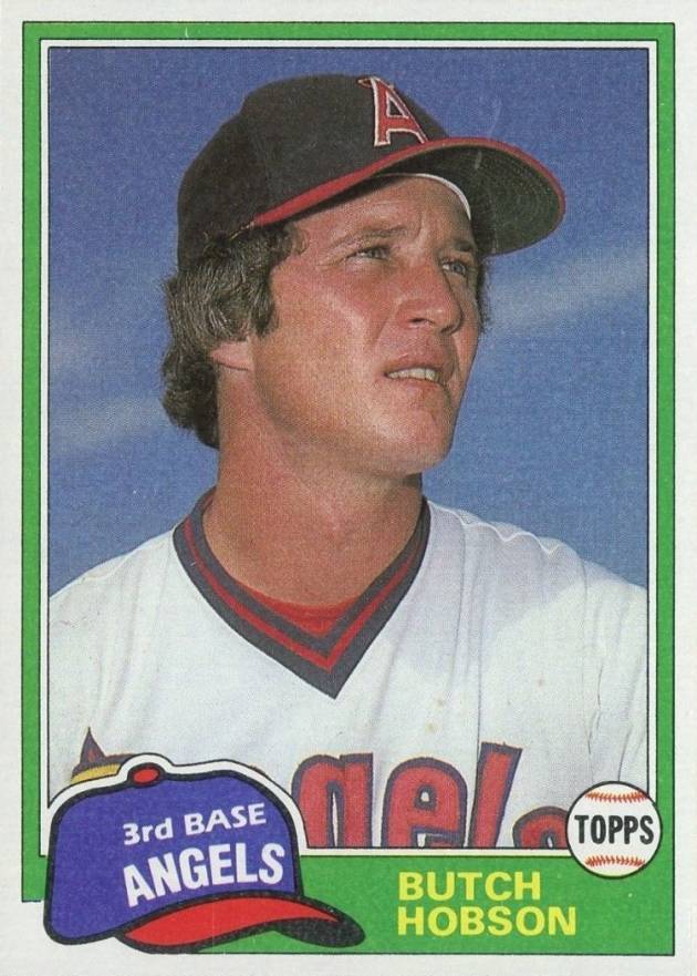 1981 Topps Butch Hobson #771 Baseball Card