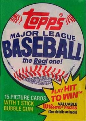 1981 Topps Wax Pack #WP Baseball Card
