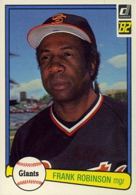 1982 Donruss Frank Robinson #424 Baseball Card