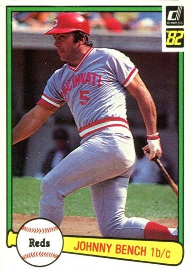 1982 Donruss Johnny Bench #400 Baseball Card