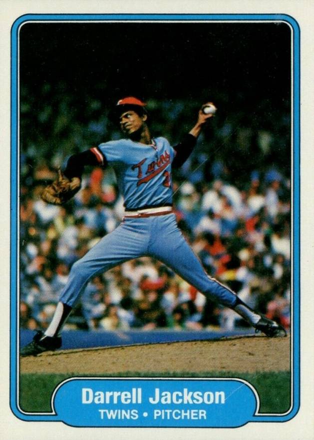 1982 Fleer Darrell Jackson #555 Baseball Card