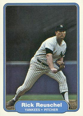 1982 Fleer Rick Reuschel #50 Baseball Card