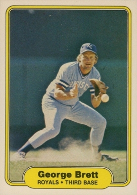 1982 Fleer George Brett #405 Baseball Card