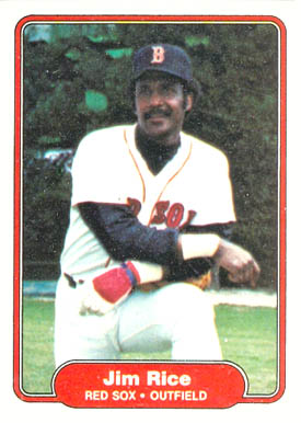 1982 Fleer Jim Rice #305 Baseball Card