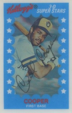 1982 Kellogg's Cecil Cooper #60 Baseball Card