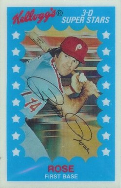 1982 Kellogg's Pete Rose #18 Baseball Card
