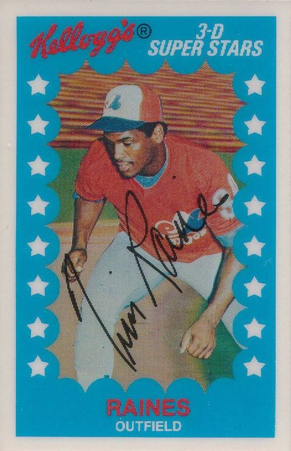 1982 Kellogg's Tim Raines #53 Baseball Card