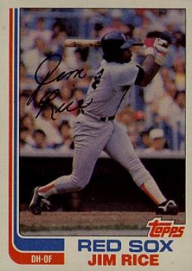 1982 Topps Jim Rice #750 Baseball Card
